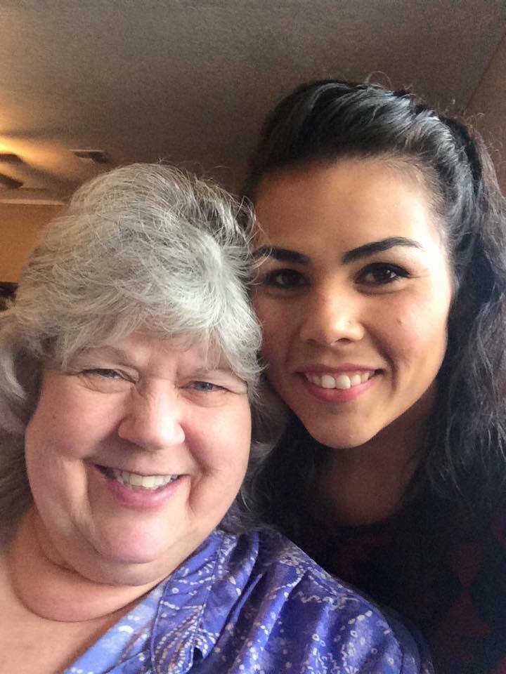 Carol Hill is pictured with granddaughter Felicia Sanchez.